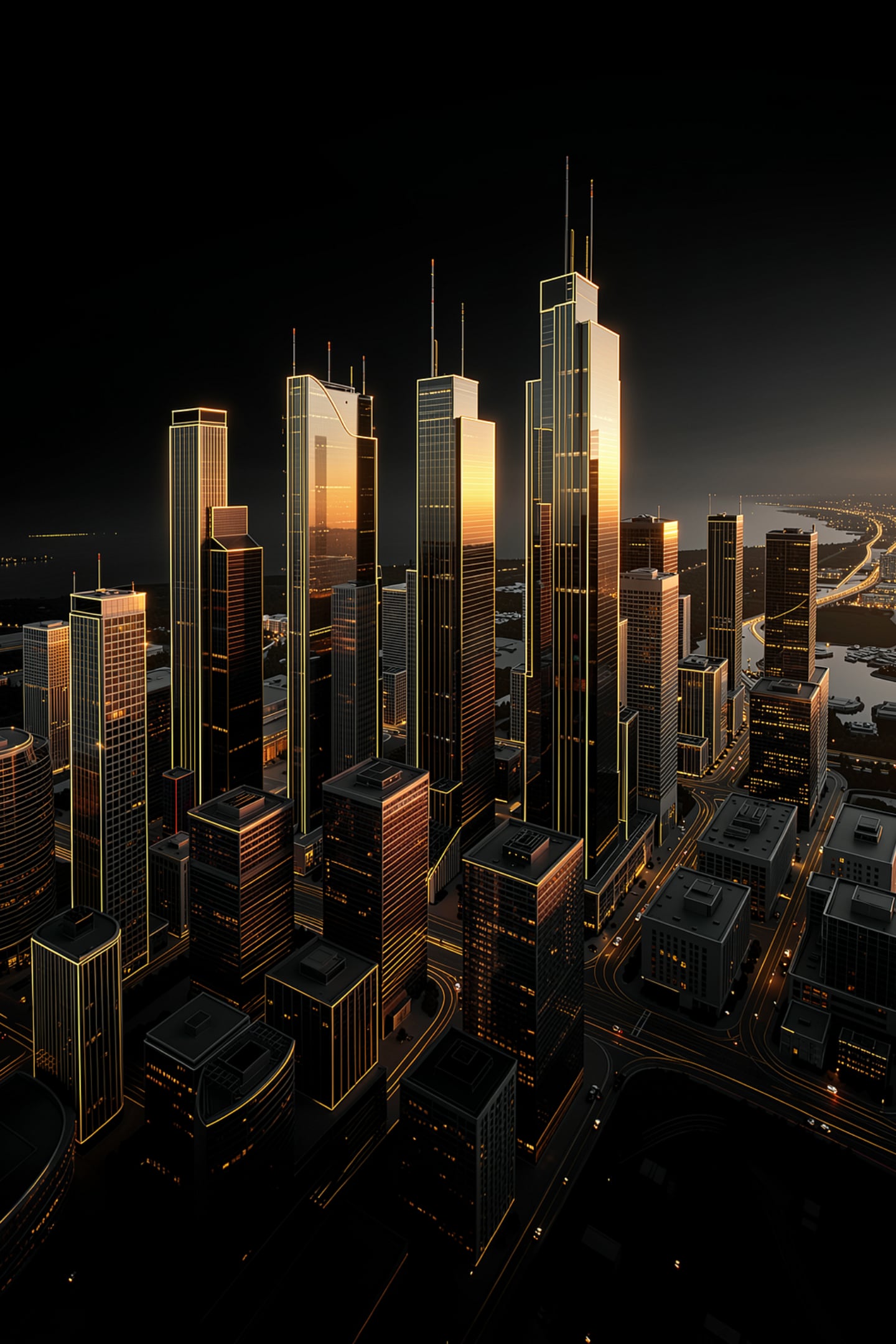 Canadian city skyline at dusk representing the best AI for small business in Canada