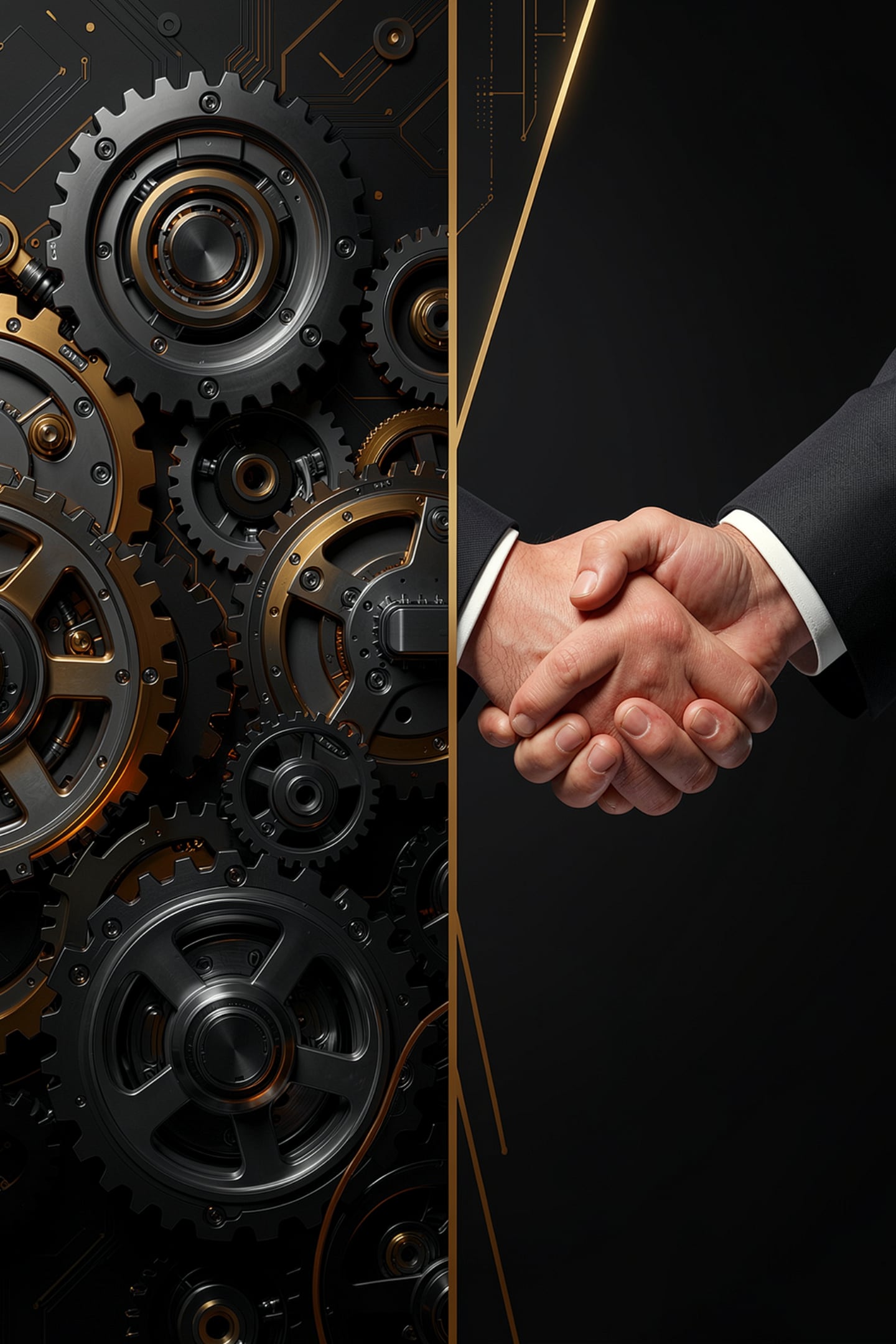 Gears meeting a handshake: the line between AI automation and human customer service in a small business