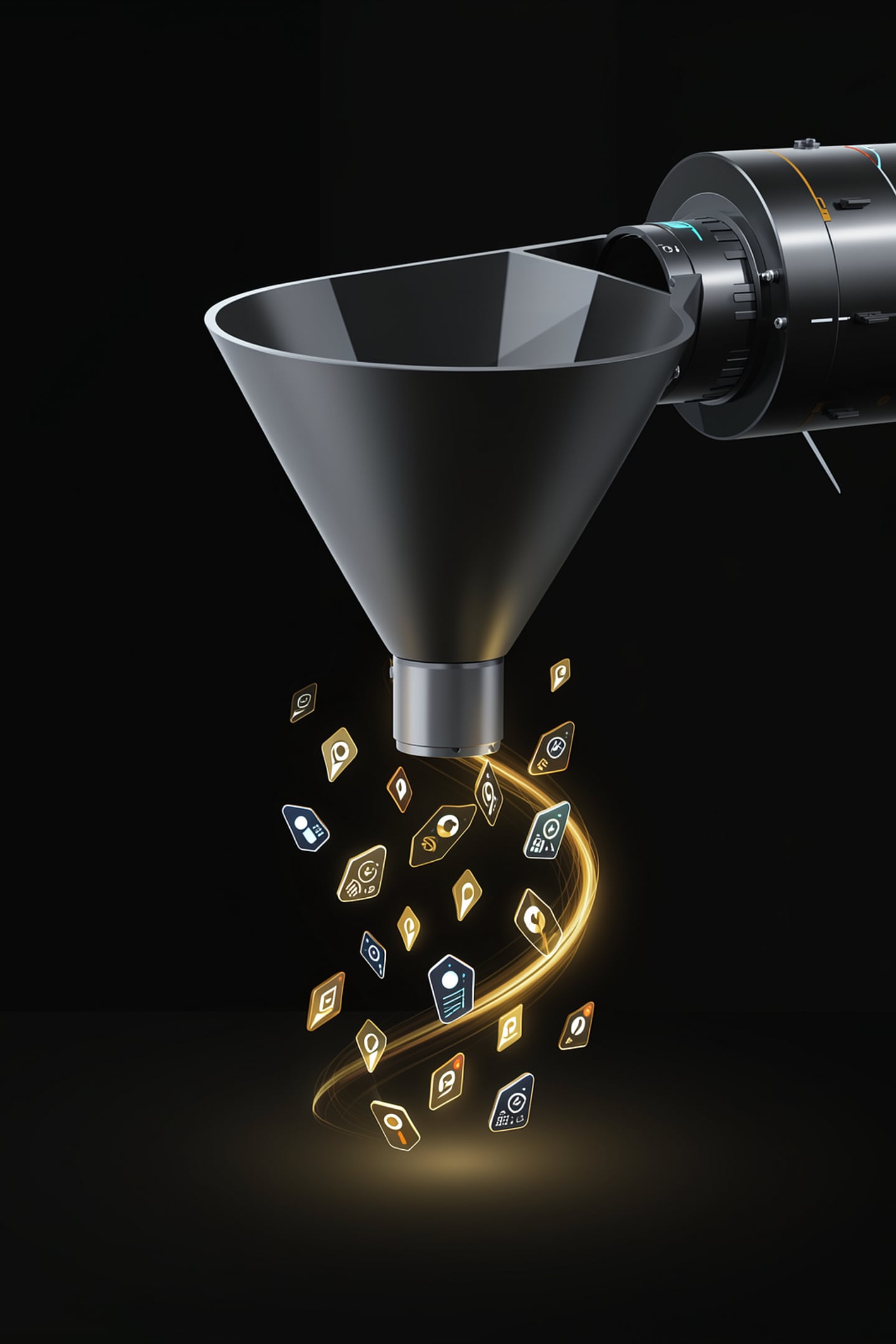 AI sales funnel automation pulling leads through the pipeline automatically