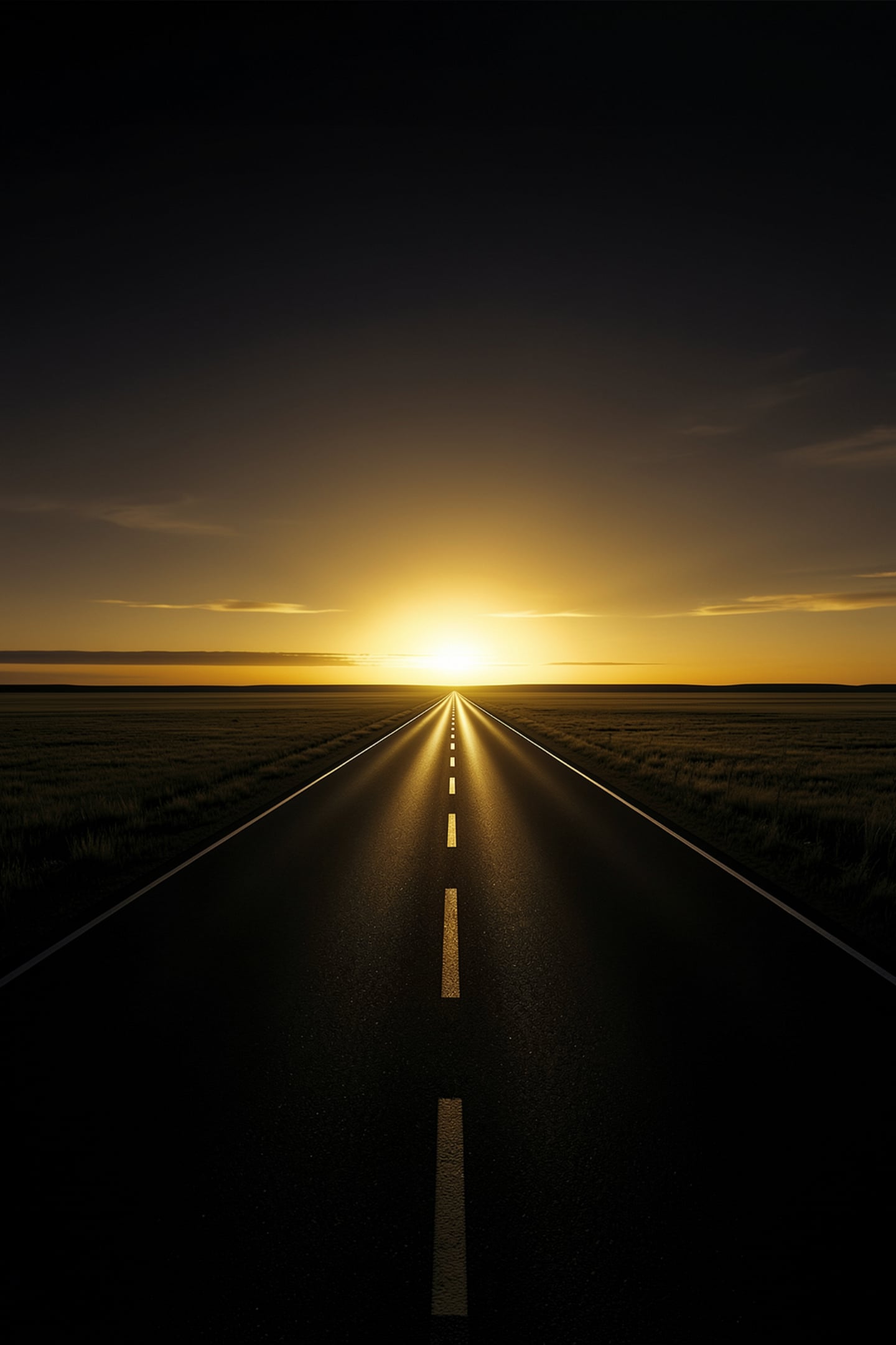 Open highway at sunrise symbolizing the next step toward AI training funding in Alberta
